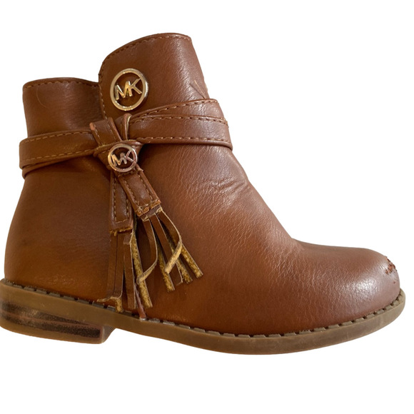 Girls Michael Kors Ankle Boot US Size 6 "Lemoore-T" color Congac - Picture 9 of 9